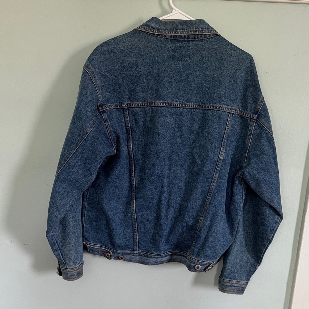 Vintage-Style Blue Denim Jean Jacket - Picture 3 of 3